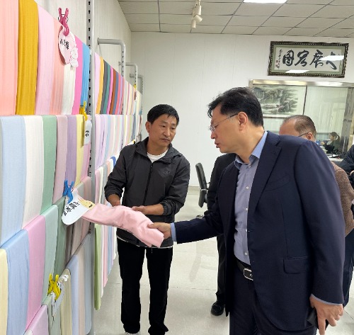 常山集團(tuán)黨委書記、董事長(zhǎng)吳寧帶隊(duì)赴趙縣調(diào)研紡織企業(yè)