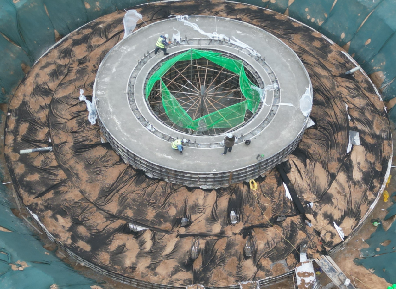 追風(fēng)聚能啟新程丨常山集團(tuán)所屬能投公司深澤風(fēng)電項目首臺風(fēng)機基礎(chǔ)澆筑完成